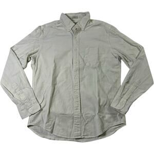 J.Crew Slim Fit Button Down Shirt Men’s Medium Yellow Organic Cotton Stretch